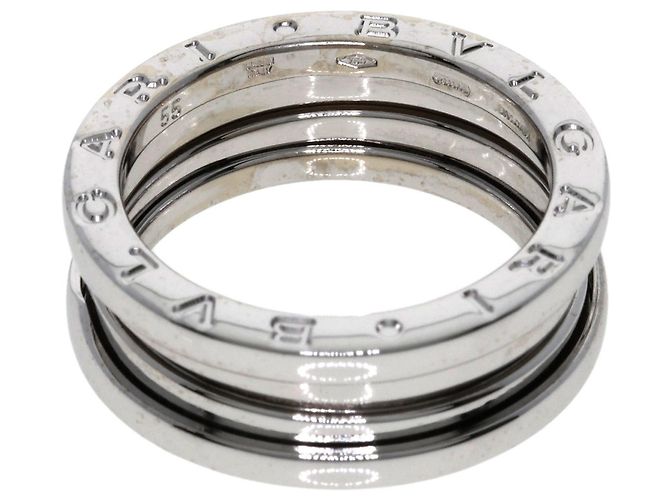 Bulgari Anello Bvlgari B-zero1 2-Band in oro bianco 18K D'oro - vista 4