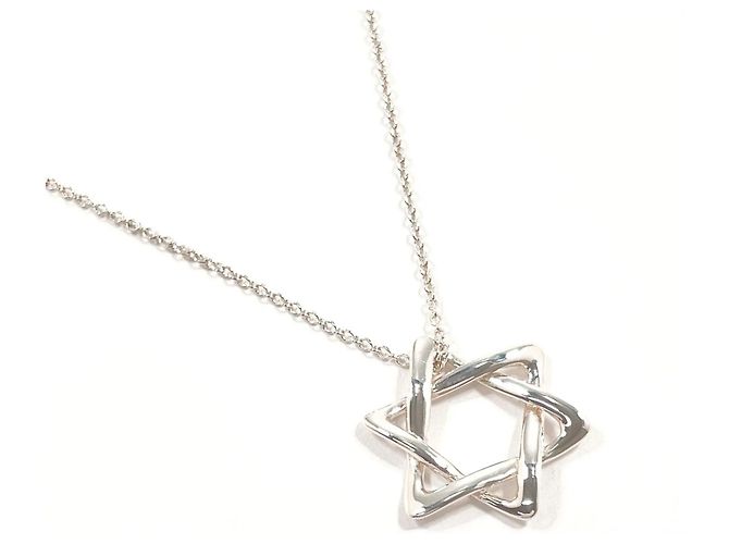 Colar Estrela de Davi Elsa Peretti da Tiffany & Co. Prata - vista 2
