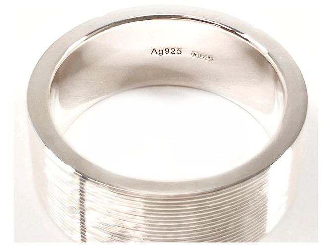 Anello Logo in Argento 925 Gucci - vista 3