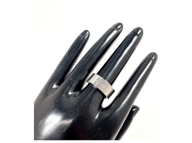 Anello Logo in Argento 925 Gucci - vista 7
