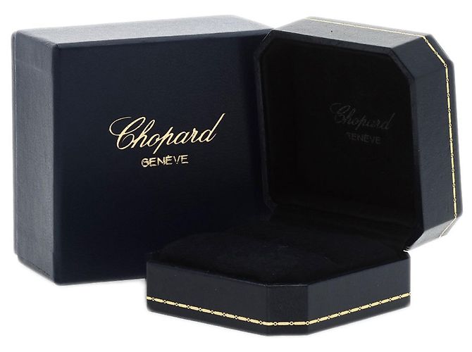 Anel Coração Happy Diamonds Chopard em Ouro Branco 18K - vista 11