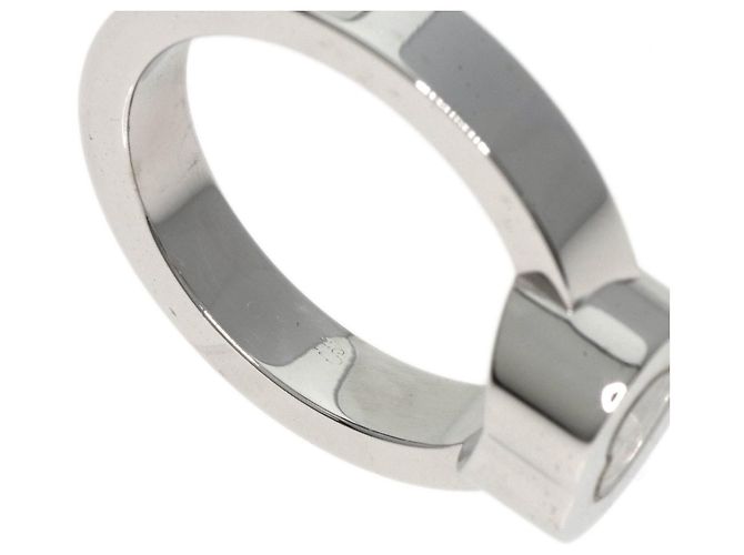 Anel Coração Happy Diamonds Chopard em Ouro Branco 18K - vista 5