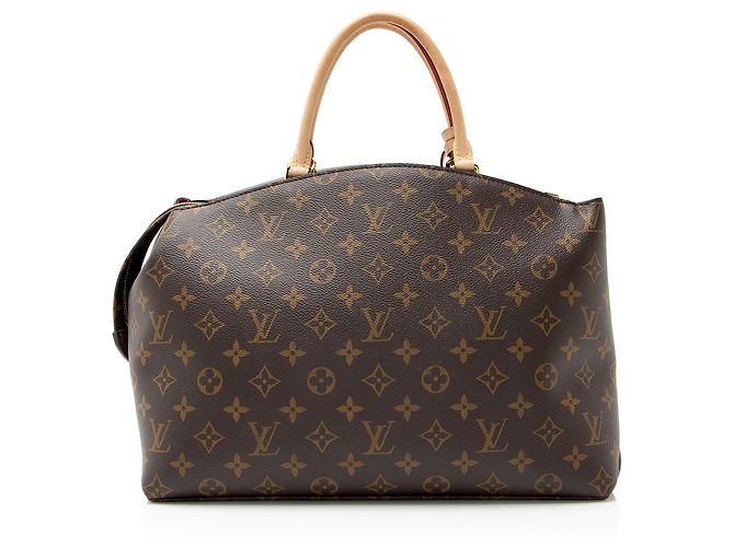 Borsa Grand Palais in tela Monogram Louis Vuitton Marrone - vista 3