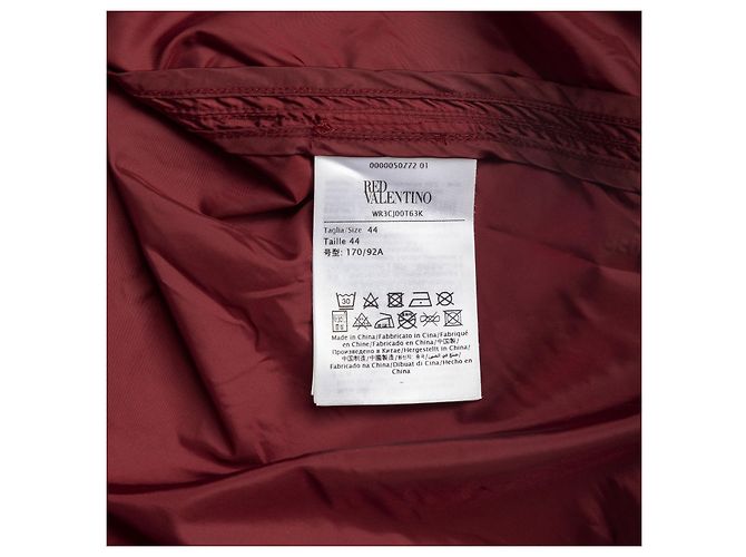 Valentino Garavani Rote Valentino Kapuzenparka - '10er - Ansicht 8