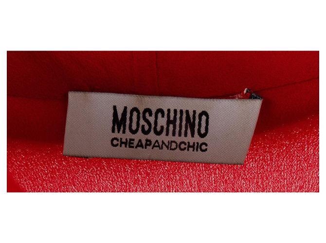 Camicia con nodo Moschino Cheap and Chic - '10s Rosso - vista 6