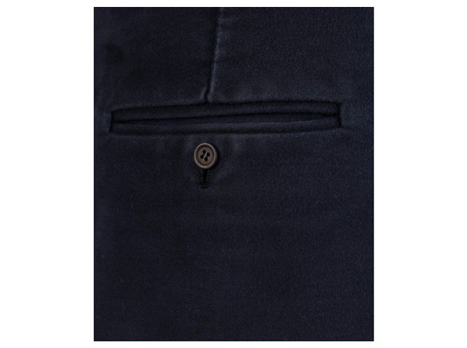 Falda corta de sarga de algodón Balenciaga - '10s Azul Azul marino - vista 3