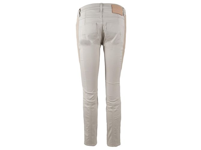 Jeans Louis Vuitton con striscia beige - anni 00 Bianco Crudo - vista 2
