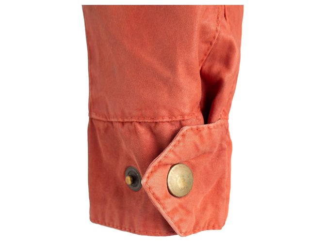 Chaqueta de algodón encerado Belstaff - años 00 Naranja - vista 5
