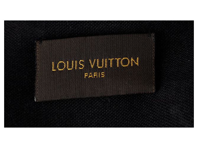 Sciarpa con stampa a catena multicolore Louis Vuitton - '10s Nero - vista 5