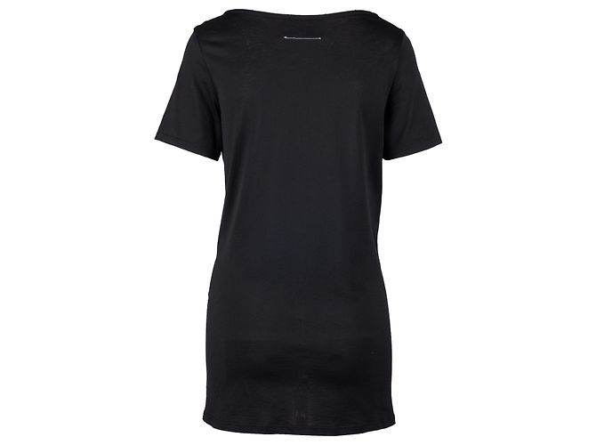 Maison Martin Margiela MM6 Maison Margiela Top Largo con Cinta - '10s Negro - vista 3
