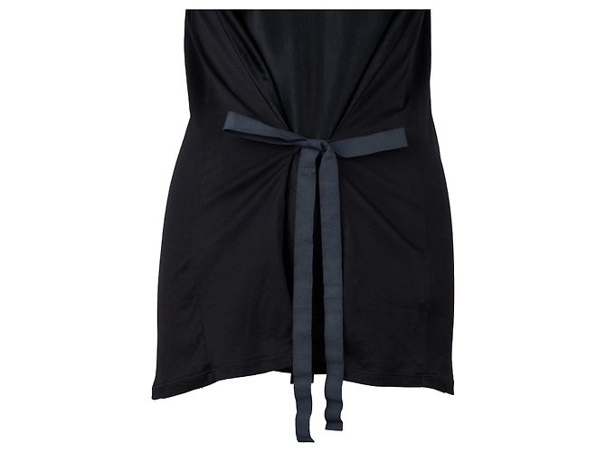 Maison Martin Margiela MM6 Maison Margiela Top Largo con Cinta - '10s Negro - vista 5