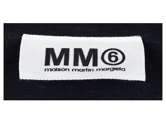 Maison Martin Margiela MM6 Maison Margiela Top Largo con Cinta - '10s Negro - vista 7