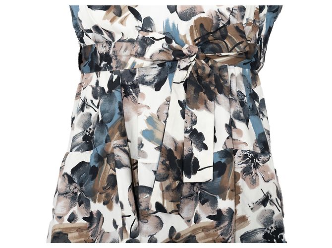 Top Floral Marni con Cinturón - Años 10 Multicolor - vista 3