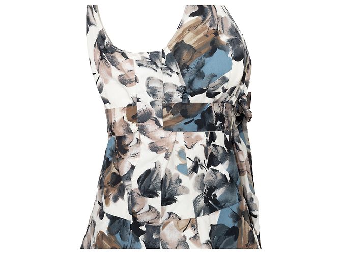 Top Floral Marni con Cinturón - Años 10 Multicolor - vista 4