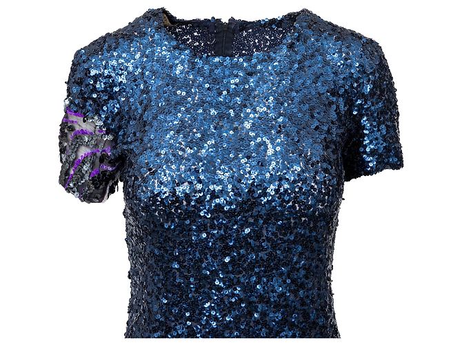 Abito da cocktail con paillettes Gianfranco Ferré - Anni '90 Multicolore - vista 3