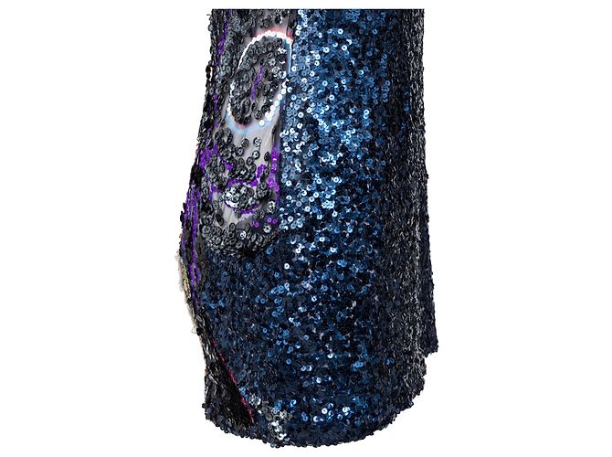 Abito da cocktail con paillettes Gianfranco Ferré - Anni '90 Multicolore - vista 8
