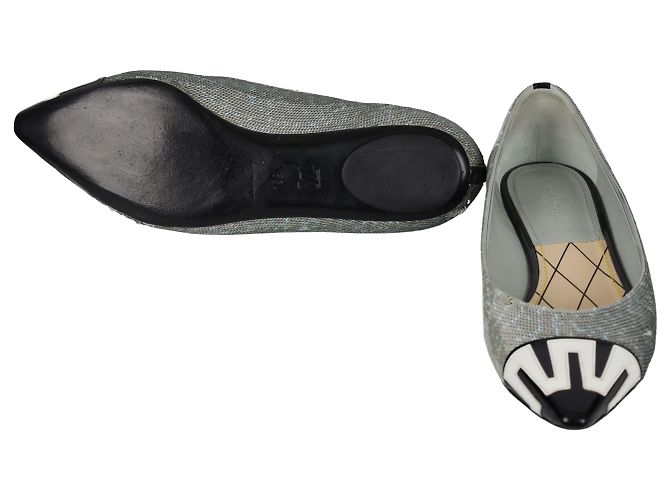 Louis Vuitton Sequin Pointed Toe Flats - '10s Multiple colors - view 6