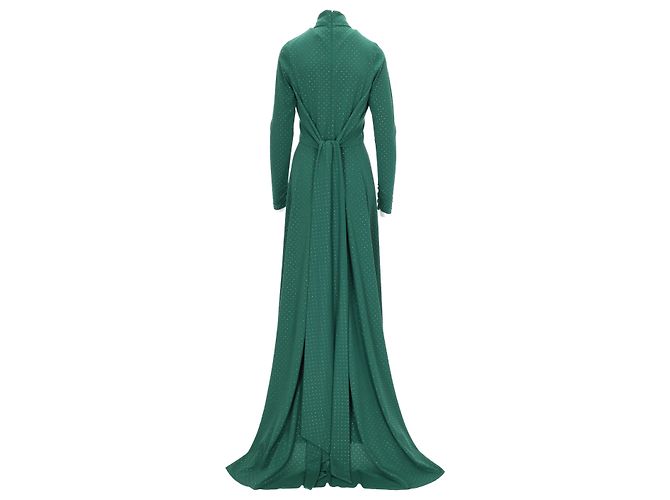Vestido Largo de Cristal Verde Marc Jacobs - Años 10 - vista 3