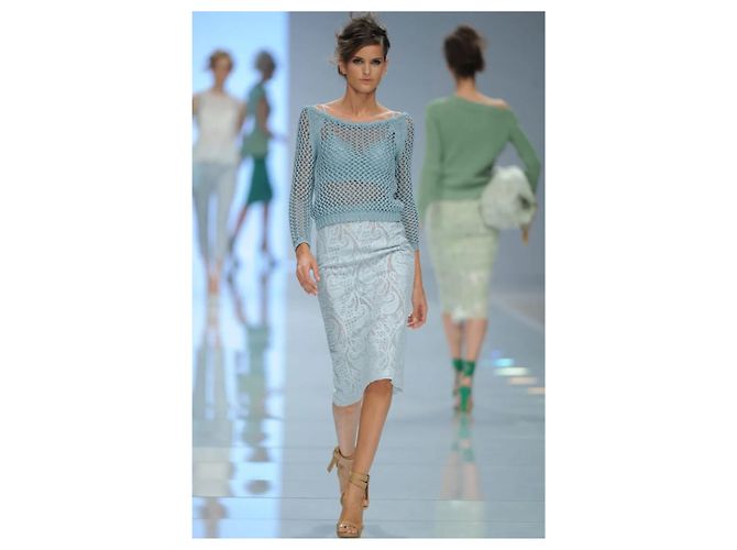 Suéter de ganchillo Ermanno Scervino - '10s Azul - vista 2