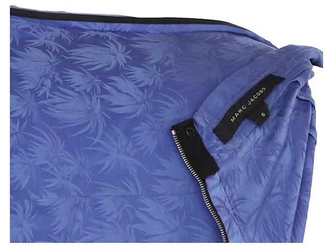 Marc Jacobs Leaf Pattern Silk Set - '00s Blue - view 10