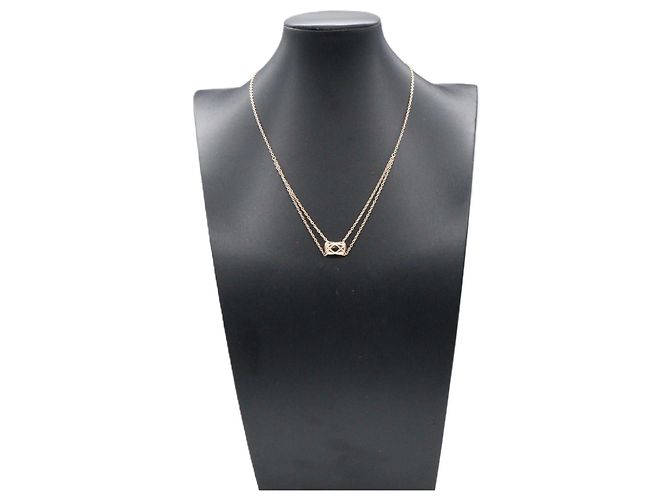 Collana Chanel Coco Crush K18PG Oro Rosa D'oro Metallico - vista 3