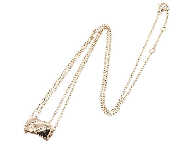 Collana Chanel Coco Crush K18PG Oro Rosa D'oro Metallico - vista 4