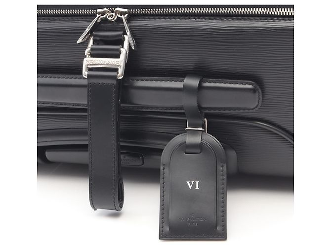 Borsa da viaggio in pelle Pegase 55 di Louis Vuitton Nero - vista 4
