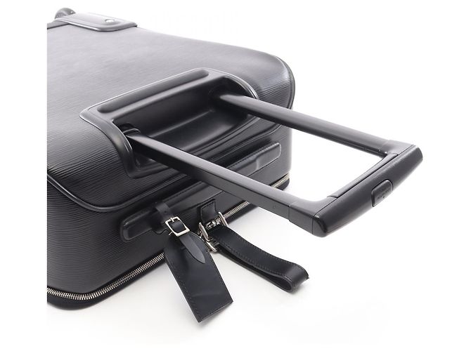 Borsa da viaggio in pelle Pegase 55 di Louis Vuitton Nero - vista 7