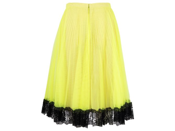 Falda de tul plisada Christopher Kane - Años 10 Verde - vista 2