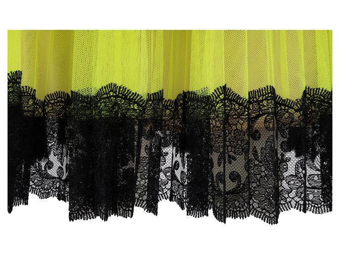 Falda de tul plisada Christopher Kane - Años 10 Verde - vista 3