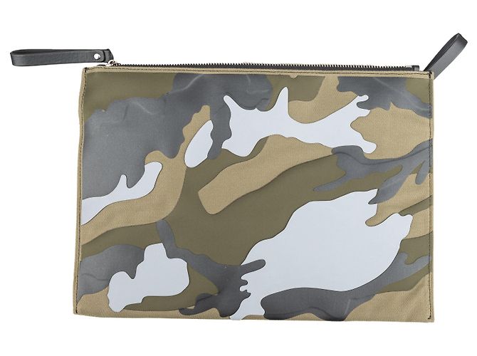 Valentino Garavani Borsa Pouch Camouflage VLTN di Valentino - '10s - vista 2