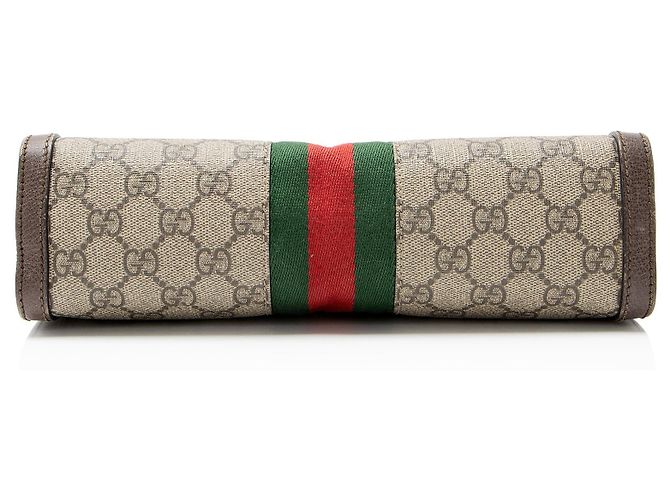 Borsa a spalla media Ophidia GG Supreme di Gucci Marrone Beige - vista 4