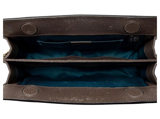 Borsa a spalla media Ophidia GG Supreme di Gucci Marrone Beige - vista 7