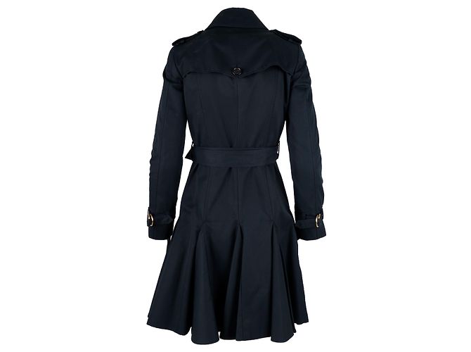 Trench coat Moschino Cheap and Chic con pieghe - anni '10 - vista 3