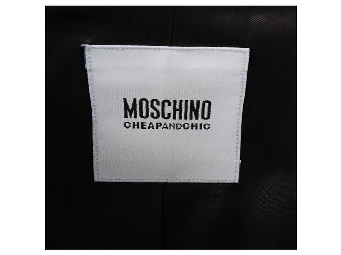 Trench coat Moschino Cheap and Chic con pieghe - anni '10 - vista 8
