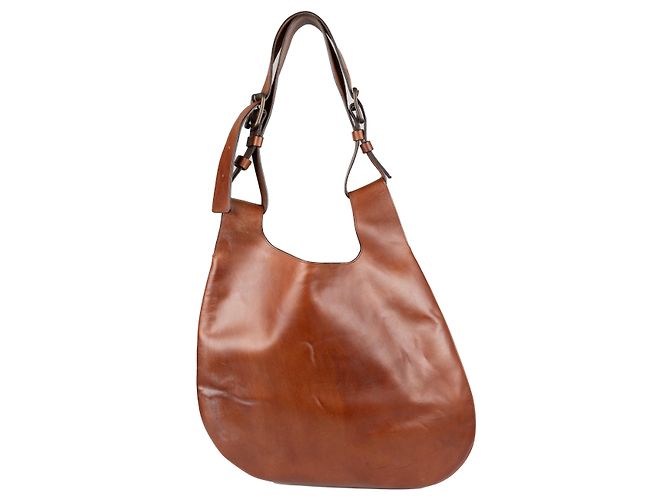 Bolso hobo de cuero Fay - Años 10 Castaño - vista 2