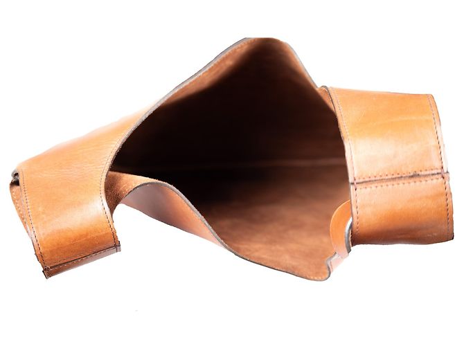 Bolso hobo de cuero Fay - Años 10 Castaño - vista 5