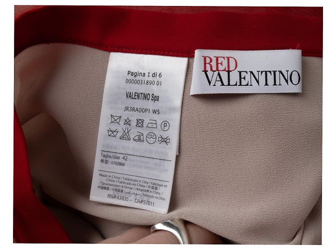 Valentino Garavani Falda A-line de tul ombré Red Valentino - '10s Roja - vista 4