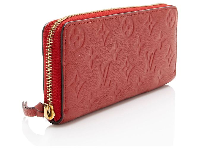 Portafoglio Clemence Monogram Empreinte Louis Vuitton Rosso - vista 2