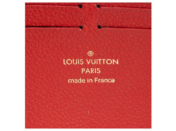 Portafoglio Clemence Monogram Empreinte Louis Vuitton Rosso - vista 6