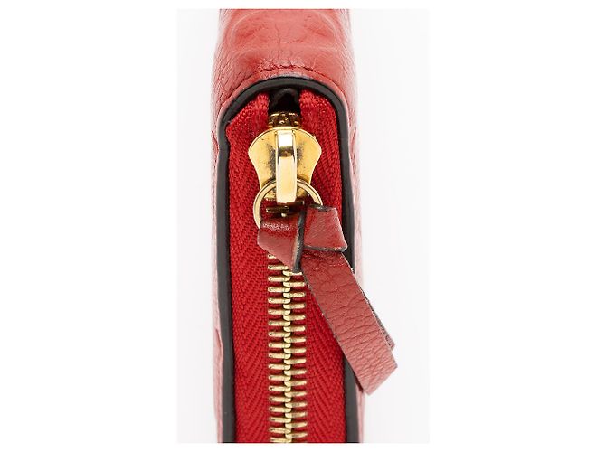 Portafoglio Clemence Monogram Empreinte Louis Vuitton Rosso - vista 7