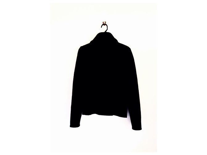 Ralph Lauren Schwarze Wollbikerjacke - Ansicht 2