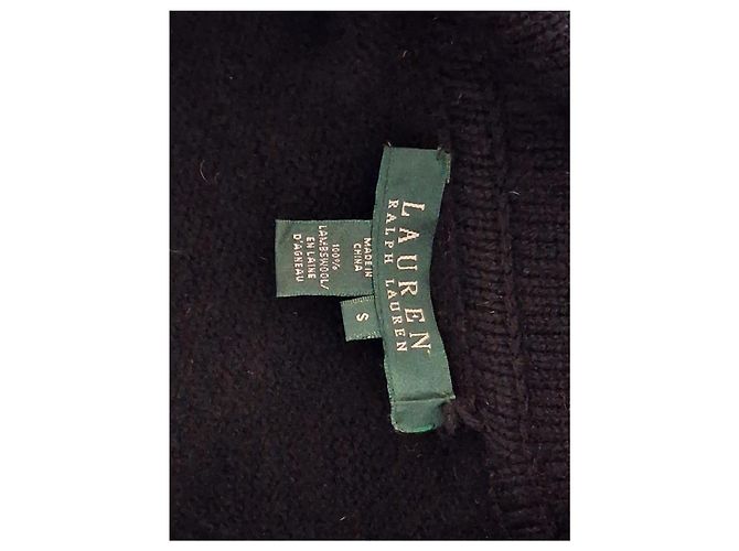 Ralph Lauren Schwarze Wollbikerjacke - Ansicht 3