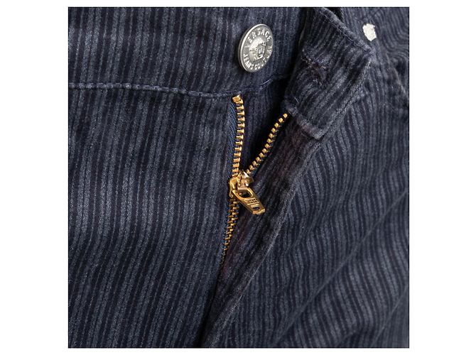 Pantaloni a righe Versace Jeans Couture - Anni 2000 Blu Blu navy - vista 7
