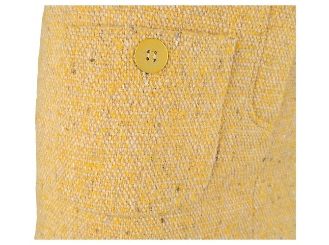Falda Mini Balenciaga - Años 2000 Amarillo - vista 4