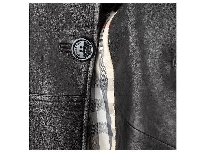 Burberry Lammleder-Trenchcoat - 2000er Schwarz - Ansicht 6