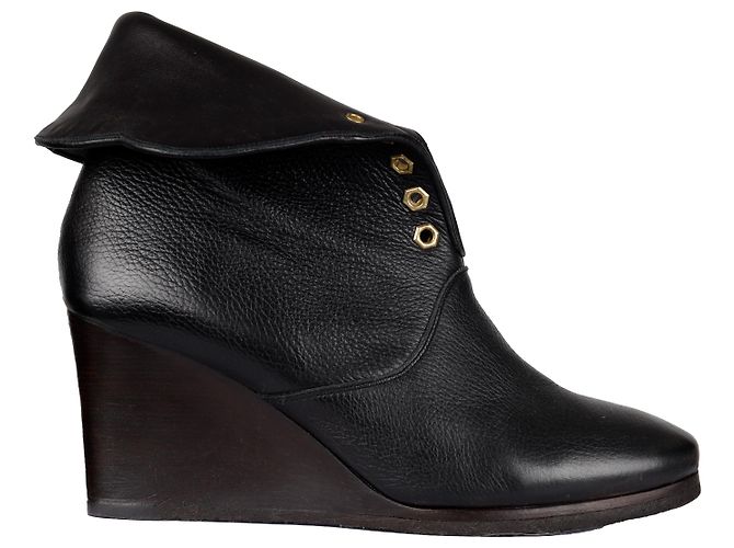 Chloé Stivaletti con occhielli Chloe - Anni '10 Nero - vista 4
