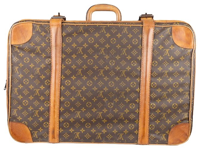 Borsa da viaggio Louis Vuitton Monogram Stratos 60 - Anni '80 Marrone - vista 2