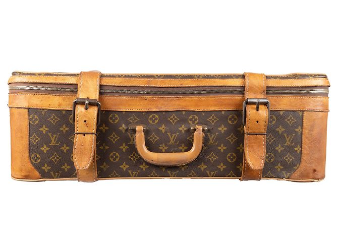 Borsa da viaggio Louis Vuitton Monogram Stratos 60 - Anni '80 Marrone - vista 3