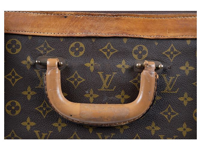 Borsa da viaggio Louis Vuitton Monogram Stratos 60 - Anni '80 Marrone - vista 5